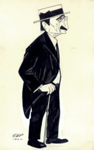Branislav Nusic-karikatura